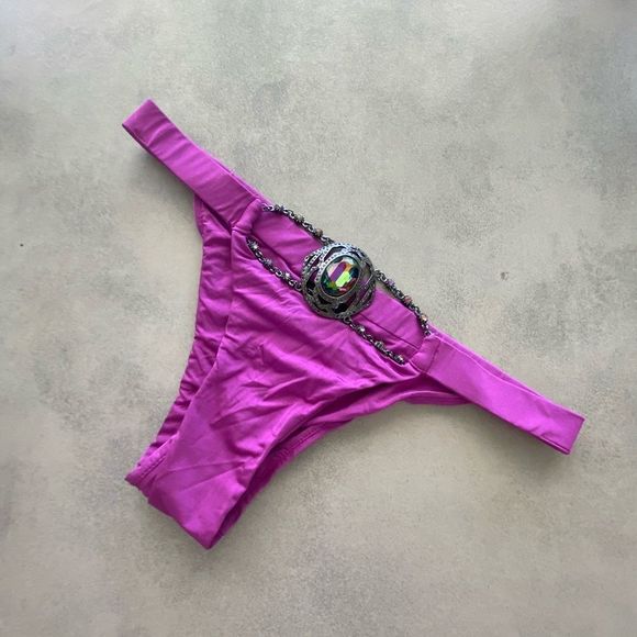 Beach Bunny Bikini Bottom Purple - Picture 7 of 7